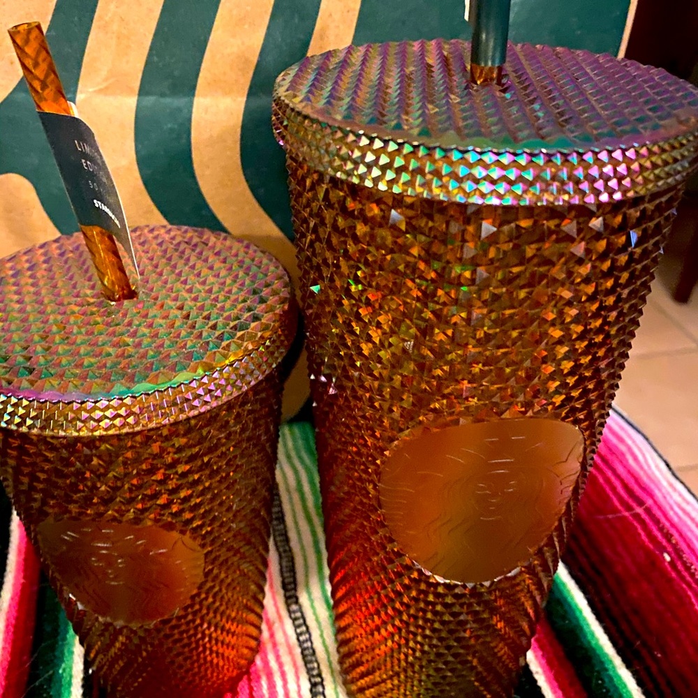 Set of Starbucks 50th anniversary tumblers